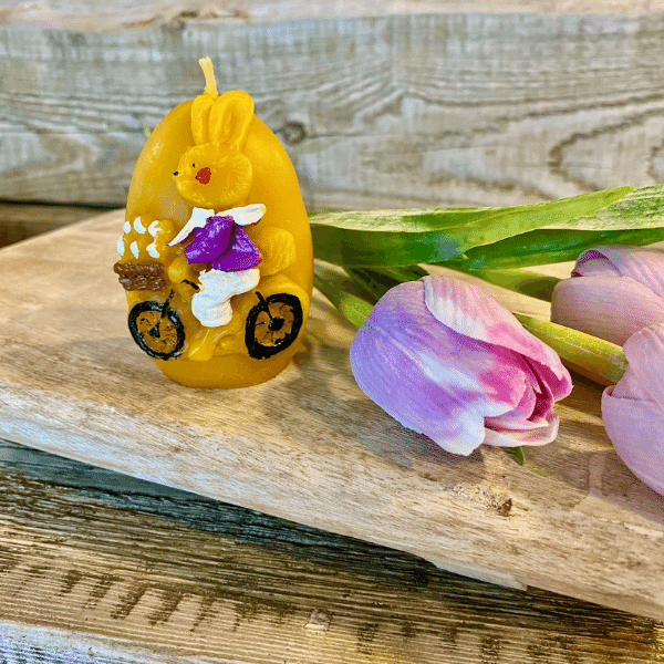 Vajce s bicyklistom